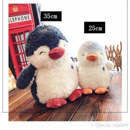2020 Novo brinquedo de pelúcia de bebê pinguim 25cm 35cm Cuddly conforting Doll Penguin Penguin Baby Companion Sleeping Sleeping Plush Dolls Toys Novel189o