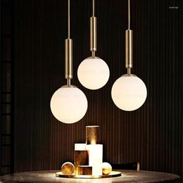 Pendant Lamps Nordic Style Dinning Room Led Chandelier Ins Magic Bean Brass Cafe Aisle Bedside Lamp Fixtures BulbsPendant