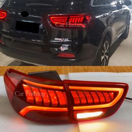 2PCS For Kia Sorento 2016 2017 2018 2019 2020 LED Rear Tail Light Brake Stop Fog Lamp Turn Signal Light Car Accessories