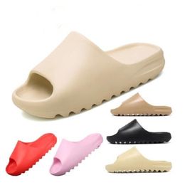 women/men Summer Slides Breathable Cool Beach Sandals Flip Flops Fish Mouth Slippers Lightweight Bone White Plus flip flop 35- 220425