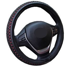 Steering Wheel Covers Car Cover Wrap Volant Ice Silk Truck Lorry Bus Non-slip Diameters For 36 38 40 42 45 47 50 CM Auto AccessoriesSteering