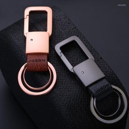 Keychains Jobon High-Grade Key Chain Classic Car Custom Engrave Women Men Buckle Fashion Ring Holder Bag Pendant GiftKeychains Fier22