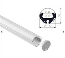 16mm Round Aluminium LED Strip Suspended Light Profile Channel with Diffuser Roundcover