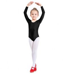 Long Sleeve Catsuit Costumes Leotard Child Gymnastics Leotards Ballet Dance Toddler