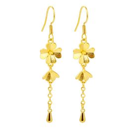 Dangle & Chandelier LosoDo Korea Korean Version Of The Gold Boutique Jewelryfashion Joker Long Tassel Earrings Female Modified Face Slim Ear