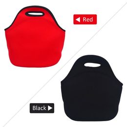 NEW 100% Neoprene lunch bags cooler insulation lunch-bags for women thermal bag-lunch box-for kids tote handbag SN4648