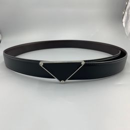 Mens Designer Belts Fashion Belt Waistband Classic Letter Triangle Buckle Girdle Men Ceinture Width 3.5cm With Box