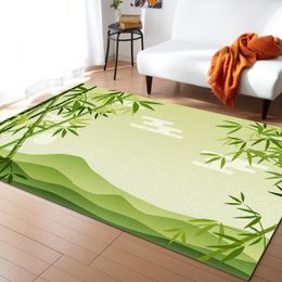 Carpets Chinese Style Green Bamboo Carpet For Living Room Rug Kids Bedroom Bedside Rugs Home Sofa Table Decor MatCarpetsCarpets