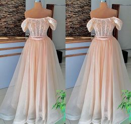 2022 Plus Size Arabic Aso Ebi Champagne Luxurious A-line Prom Dresses Beaded Crystals Evening Formal Party Second Reception Birthday Engagement Bridesmaid Gowns