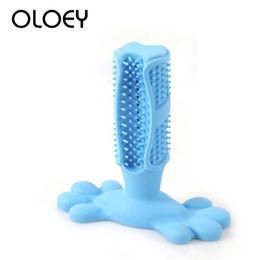 Design Dog Chew Toy Brush Effective Toothbrush for s Pets Oral Brushing Stick Toys s Teeth Cleaning Y200330