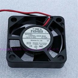 Wholesale fan: original NMB 3010 3CM 1204KL-04W-B50 12V 0.12A 2-wire double ball fan