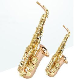 Quality E Flat Alto saxophone Musical Instrument plated phosphor bronze