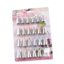 6pcs/7pcs/11pcs/23pcs set Cream Nozzles Pastry Tools Accessories For Cake Decorating Pastry Bag Kitchen Bakery Confectionery equipment