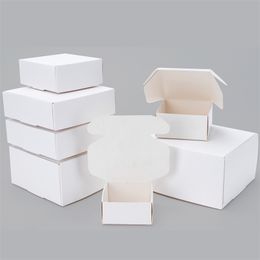 10pcs white packaging Festival party gift box soap carton supports Customised size and printing 220706