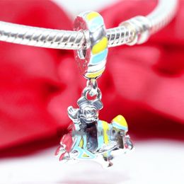 Disny Parks Miky Dumbo Ride Dangle Charm 925 Silver Pandora Charms for Bracelets DIY Jewellery Making kits Loose Beads Silver wholesale 799318C01