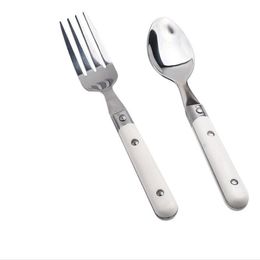 Stainless Steel Kids Cutlery Child and Toddler Safe Flatware Kids Silverware Kid Utensil Set Forks Spoon Ideal for Home and Preschools Multicolors