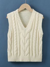 Toddler Boys Cable Knit Sweater Vest SHE01