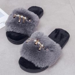 womens shoes Home Shoes Plush Slipper Ladies Cotton Indoor House Slippers Woman Flat Shoes Casual tassel Cotton Slippers sy433 Y201026