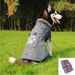 Pet Dog Clothes Big Large Winter Warm Jacket Coat Soft Fleece Vest Apparel Clothing Ropa Para Perros Y200328
