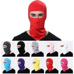 Cycling Caps & Masks Balaclava Face Mask Summer Tactical Protecter Ski Cagoule Ge Full Scarf Bicycle Cap SpringCycling