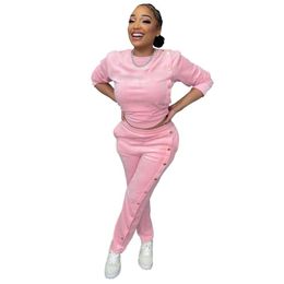 Pink Velvet Tracksuits Online Shopping 