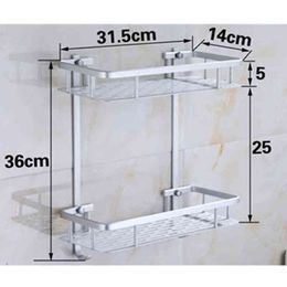 Tiers Bathroom Shelf Holder For Shampoos Shower Gel Kitchen Home Balcony Hanging Storage Rack Cosmetic J220702