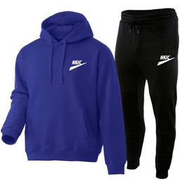 2022 Autumn Men's Sets Casual Tracksuits Men brand logo Sweatshirt+Sweatpants Hip Hop Pullover Streetwear Fashion Jogging Suits S-3XL