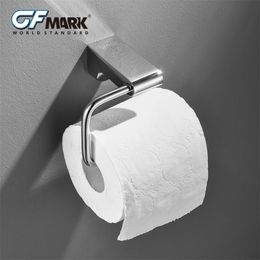 GFmark Toilet Paper Holder Chrome Plated Roll Paper Holder Wall Mount Bathroom Fixture Accessories WC Rol Klep WC Rolhouder T200425