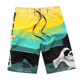 Boardshorts men Board Shorts Mens masculina man Summer Pants Beach wear Quick dry print swiming swimsuit plus size