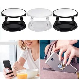 Sublimation Blank Cell phone holder stand bracket with Metal Plates and opp bag finger ring holders for smartphone