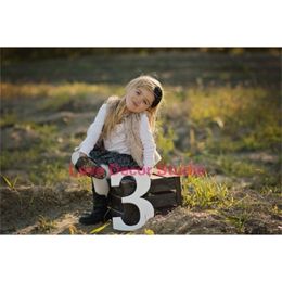 09 Sign Age Po Prop Wooden pvc Numbers for Children Pos Large Y200106