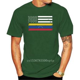 tshirts for mens Australia - Men's T-Shirts Men Tshirt Short Sleeve Venezuelan American Flag USA Venezuela Shirt Slim Fit T Tee Tops Women T-shirtMen's