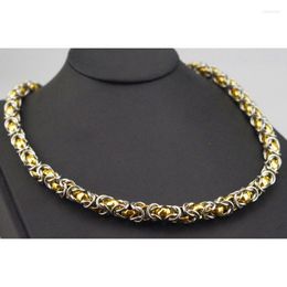 Chains Pure Gold Silver Color Chain Necklace With Big Discount Jewelry For Woman Man HZB043Chains Sidn22