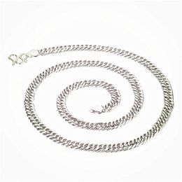Necklace Retro Fashion Versatile Men's Whip Necklace Platinum Plated Necklace Simple Jewelry Sen Gift