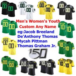 Rare Oregon Ducks Jerseys Men's Kani Benoit Jersey Spencer Webb Darrian Felix Marcus Mariota College Football Jerseys Custom Stitched