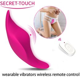 Wearable Vibrators Wireless Remote Control 16 Vibration Mode Vagina Stimulator Vibrator Intimate Goods Panties Toys for Adult