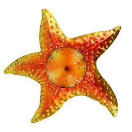 Garden Decorations Sculpture Metal Starfish Wall Decor For Home Decoration Outdoor Ornaments And Yard Miniatures Statues