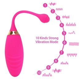 New Vibrating Egg sexy Toy Vibrator Female 10 Speed Wireless Remote Control Anal Clit Stimulation Adult Products