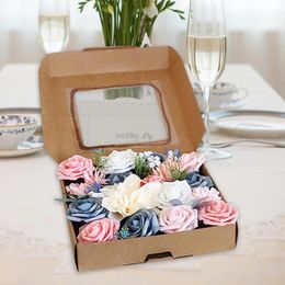 Decorative Flowers & Wreaths Artificial Combo Box Set Wedding Gypsophila For Party Office Decor