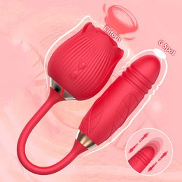 Clitoris Sucker Vibrator Rose Vibrating Egg Clit Sucking Stimulator Women Vagina G Spot Masturbator Couple sexyy Toys Adult Goods