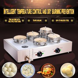 Steamed Buns Machine 246 Holes Electric Steamer Steaming Dumpling Furnace Desktop Automatic Insulation Steamers Cooking Pots