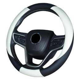 Steering Wheel Covers Cover 7 Colours Microfiber Leather Viscose Anti-Slip Car For Women Men 14.5 To 15 InchesSteering