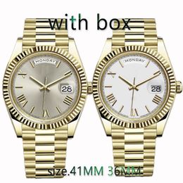 Ladies Mens Watch movement watches luxury watch 41mm 36mm Automatic Mechanical Movement 904L Stainless Steel Bracelet Luminous Water Resistant Gold Watch