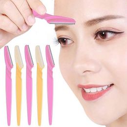 4pcs/lot Eyebrow Trimmer Eyebrow Razors Shaver Blade Eye Brow Shaper Face Razor Facial Hair Remover Women Beauty Makeup Tools