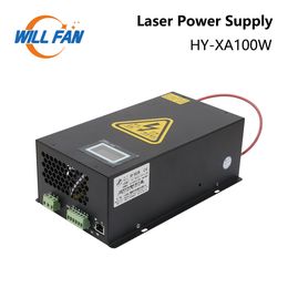 Will Fan HY-XA100 100W Co2 Laser Power Supply Source For 80-100W Co2 Laser Tube And Cutting Engraving Machine