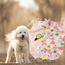 Dog Apparel Jumpsuits Stylish Keep Tidy Sleeveless Puppy Menstrual Pet Sanitary Pants Supplies Short PantsDog