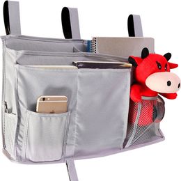 Portable Baby Crib Diaper Organiser Linen Baby Bed Accessories Bedside Hanging Organiser Pocket Storage Bag Organizador Pouch 220531