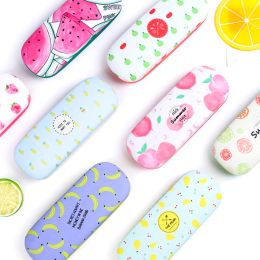 Protable Fruit Sunglasses Hard Eye Glasses Case Eyewear Protector Box Pouch Bag candy color holder YS222