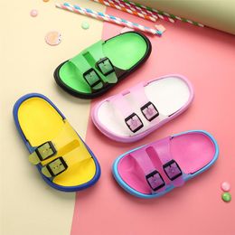 Slipper Big Size Kids Slippers For Boys Shoes Family Match Home Fashion El-Shoe Spa Daughter's Gift Girls Beach Anti-Slipper ComfySlippe