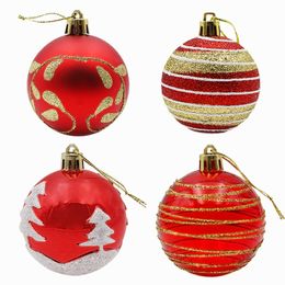60mm Christmas Tree Decor Ball Gifts Party Hanging Ball Ornament decorations for Home Christmas Decoration 12 pcsset 201203